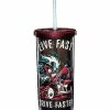 Best reviews of ✔️ Cruella Live Fast Cup with Straw - 20 oz 🔥