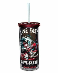 Best reviews of ✔️ Cruella Live Fast Cup with Straw - 20 oz 🔥
