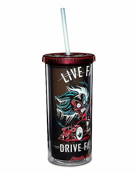 Best reviews of ✔️ Cruella Live Fast Cup with Straw - 20 oz 🔥 2 Best reviews of ✔️ Cruella Live Fast Cup with Straw - 20 oz 🔥 - Image 2