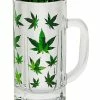 Best Pirce 🎉 Tall Weed Leaf Beer Mug - 18 oz. ❤️