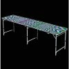 New 🥰 Glowing Psychedelic Beer Pong Table - 8 ft. 🎁
