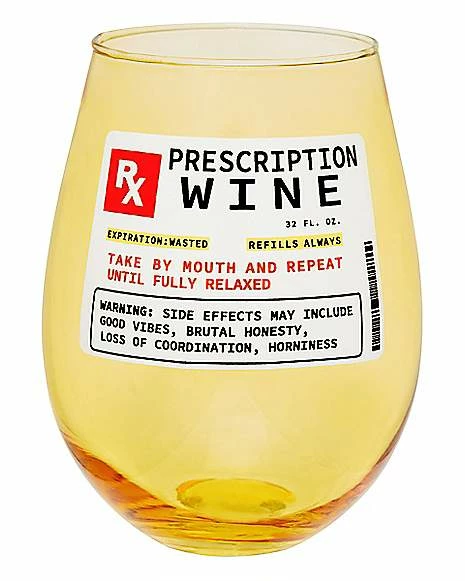 Deals 🔔 Prescription Wine Glass - 32 oz. 🎁 1 Deals 🔔 Prescription Wine Glass - 32 oz. 🎁