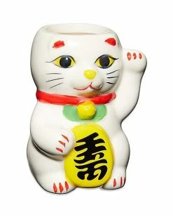 Hot Sale 😀 Lucky Cat Shot Glass - 2 oz. 👍