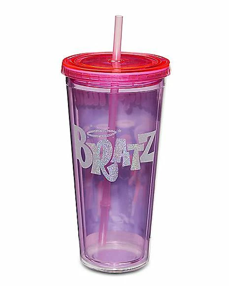 Outlet โ Bratz Cup with Straw - 20 oz. ๐ 3 Outlet โ Bratz Cup with Straw - 20 oz. ๐ - Image 3