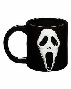 Wholesale 🧨 Molded Ghost Face Coffee Mug - 16 oz. ✔️