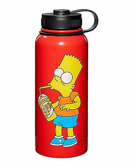 Discount π Bart Simpson Squishee Water Bottle 32 oz. - The Simpsons π 1 Discount π Bart Simpson Squishee Water Bottle 32 oz. - The Simpsons π