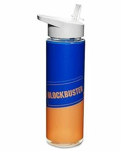 Discount ❤️ Blockbuster Video Water Bottle with Straw - 24 oz. 🧨