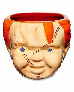 Cheap ✨ Chucky Head Molded Coffee Mug - 20 oz. 🧨