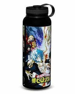 Outlet ✔️ Battle My Hero Academia Water Bottle - 40 oz. 😉