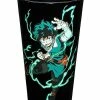 Discount 🌟 Glow in the Dark Deku Pint Glass 16 oz. - My Hero Academia 👍