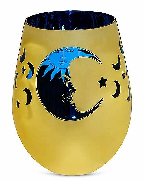 Buy 😍 Sun and Moon Stemless Wine Glass - 20 oz. 👏 2 Buy 😍 Sun and Moon Stemless Wine Glass - 20 oz. 👏 - Image 2