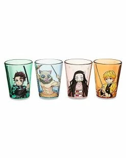 Best Sale 😍 Multi-Pack Demon Slayer Character Shot Glasses 4 Pack - 1.5 oz. 😀