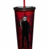 Budget 😉 Michael Myers Stalker Cup with Straw 20 oz. - 🧛 Halloween 💯