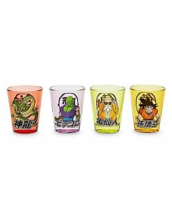 Best Sale 🤩 Multi-Pack Dragon Ball Z Characters Shot Glasses 2 oz. - 4 Pack 🛒