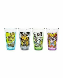 Best Pirce ✨ Tarot Card Pint Glasses 4 Pack - 16 oz. 🤩