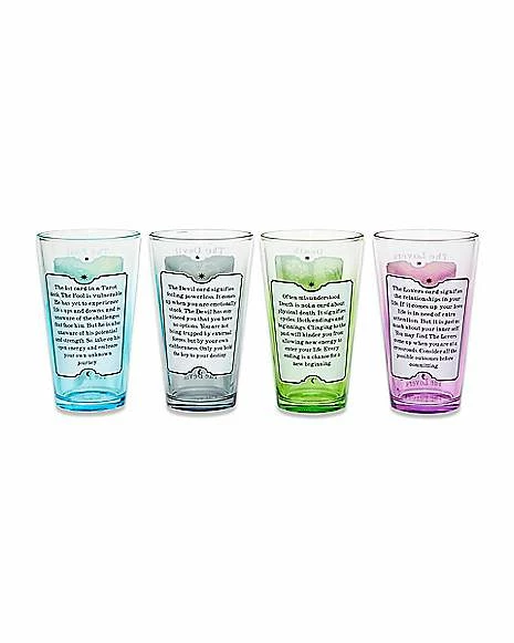 Best Pirce ✨ Tarot Card Pint Glasses 4 Pack - 16 oz. 🤩 2 Best Pirce ✨ Tarot Card Pint Glasses 4 Pack - 16 oz. 🤩 - Image 2