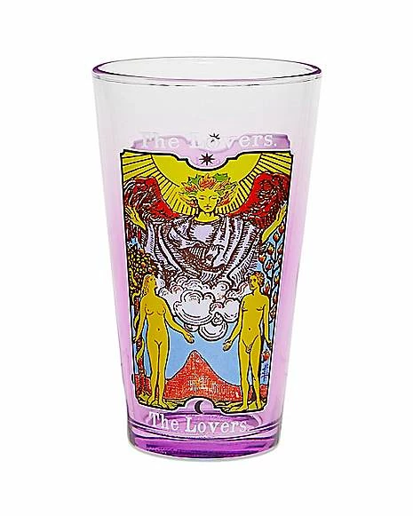 Best Pirce ✨ Tarot Card Pint Glasses 4 Pack - 16 oz. 🤩 3 Best Pirce ✨ Tarot Card Pint Glasses 4 Pack - 16 oz. 🤩 - Image 3