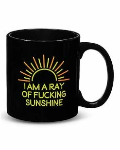Buy 😍 Ray of Fucking Sunshine Black Light Coffee Mug - 20 oz. 🤩