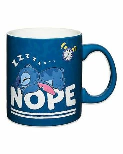Best Pirce 😉 Sleeping Stitch Nope Coffee Mug - Lilo & Stitch 🎁