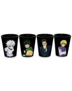 Best Sale 🎁 Characters Hunter x Hunter Shot Glasses 4 Pack - 2 oz. ⭐
