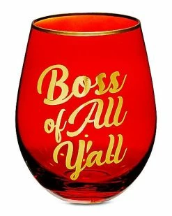 Top 10 🛒 Boss All Y'All Stemless Wine Glass - 22 oz. ⌛