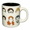 Outlet 🛒 The Office Character Heads Coffee Mug - 20 oz. 😀