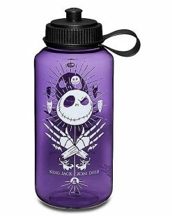 Cheapest 🎁 King Jack Skellington Water Bottle 32 oz. - The Nightmare Before 🎄 Christmas 🥰