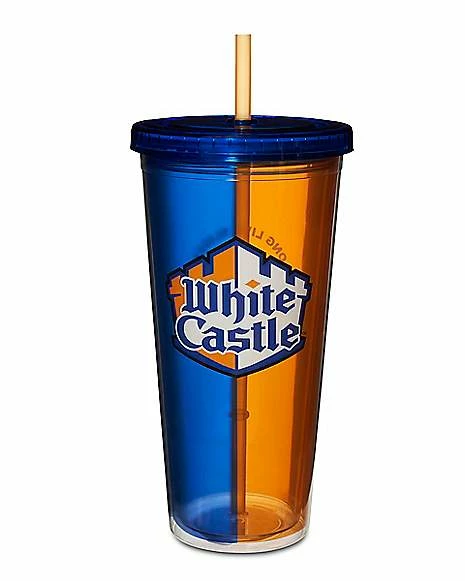 Wholesale 🎁 White Castle Cup with Straw - 20 oz. 🔔 1 Wholesale 🎁 White Castle Cup with Straw - 20 oz. 🔔