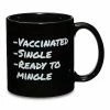 Brand new 👍 Vaccinated and Single Coffee Mug - 20 oz. 🤩