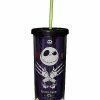 Cheapest 🔥 King Jack Skellington Cup with Straw 20 oz. - The Nightmare Before ❄ Christmas 🔔