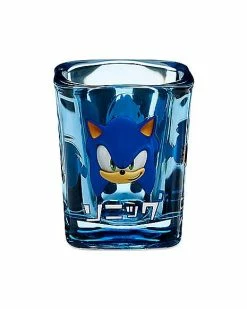 Discount ⌛ Sonic and Dr. Eggman Shot Glass 2 oz. - Sonic the Hedgehog 🌟 -Corona-shop 03813979 c