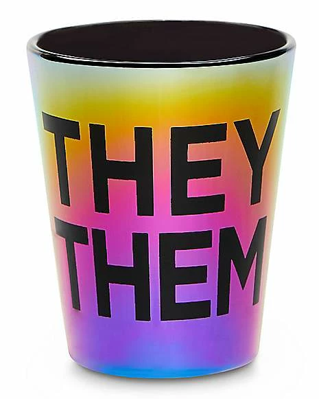 Cheap 🔥 They Them Oil Slick Shot Glass - 2 oz. 😀 1 Cheap 🔥 They Them Oil Slick Shot Glass - 2 oz. 😀