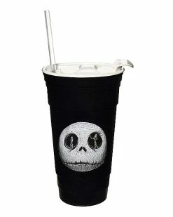 Buy 🔔 Jack Skellington Cup with Straw 32 oz. - The Nightmare Before 🎅 Christmas 👏