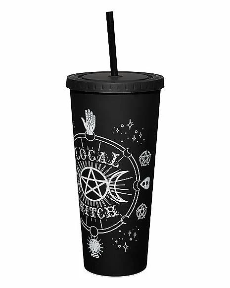 Outlet ⌛ Local Witch Cup with Straw - 20 oz. ✔️ 3 Outlet ⌛ Local Witch Cup with Straw - 20 oz. ✔️ - Image 3