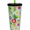 Wholesale 🧨 Smiley Faces Cup with Straw - 20 oz. ✔️