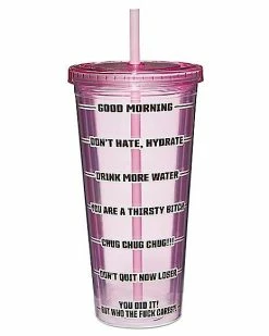Deals 🤩 Stay Hydrated Cup with Straw - 20 oz. 🥰