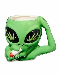 Budget 🔔 Smoking Alien Molded Coffee Mug - 20 oz. ❤️