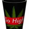 New ✔️ So High Weed Leaf Shot Glass - 1.5 oz. ⌛