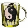 Coupon 🧨 Glitter Yin Yang Glass Mug - 17 oz. 😍