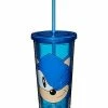 Cheapest 😉 Winking Sonic Cup with Straw 20 oz. - Sonic the Hedgehog 🎁