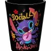 Budget 👏 Socially Awkward Stitch Mini Glass 1.5 oz. - Lilo & Stitch 🎁