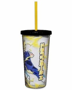 New ⭐ Super Saiyan Fight Cup with Straw 20 oz. - Dragon Ball Z ⌛ -Corona-shop 03869286 d