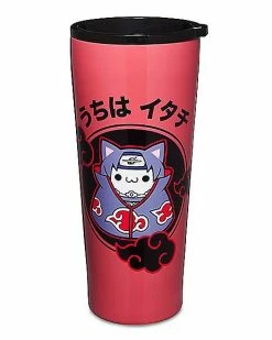 New 🧨 Cat Itachi Water Bottle 20 oz. - Naruto ✨