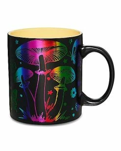 Best Sale 🛒 Luminescent Rainbow Mushroom Coffee Mug - 20 oz. 👏
