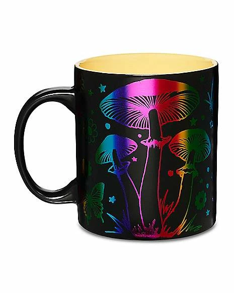 Best Sale ๐ Luminescent Rainbow Mushroom Coffee Mug - 20 oz. ๐ 2 Best Sale ๐ Luminescent Rainbow Mushroom Coffee Mug - 20 oz. ๐ - Image 2