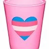 Best reviews of ❤️ Trans Pride Heart Shot Glass - 2 oz. ⌛