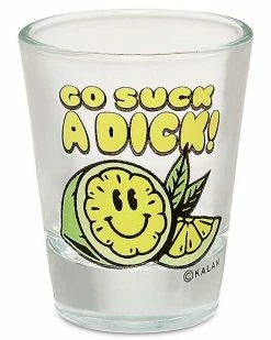 Flash Sale 🎉 Go Suck a Dick Lemon Shot Glass - 1.5 oz. 😀