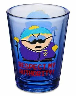 Discount 🔥 Respect My Authority Cartman Shot Glass 2 oz. - South Park 😍