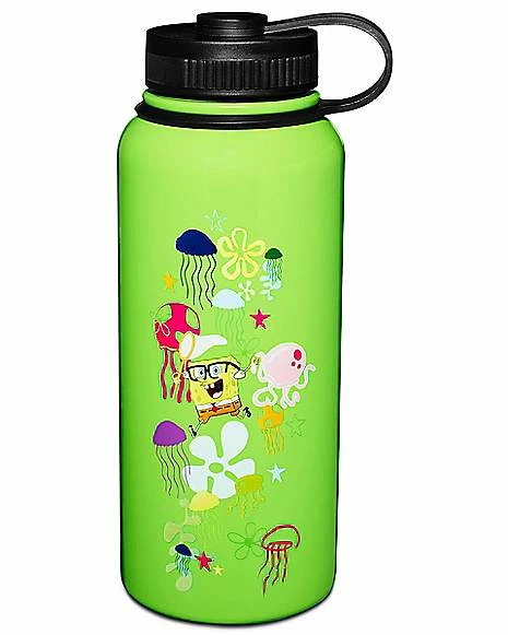 Cheap ๐คฉ Jellyfishing SpongeBob SquarePants Water Bottle - 34 oz. ๐ 1 Cheap ๐คฉ Jellyfishing SpongeBob SquarePants Water Bottle - 34 oz. ๐