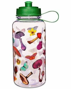 Top 10 😍 Vintage Mushrooms Water Bottle - 33 oz. 🌟